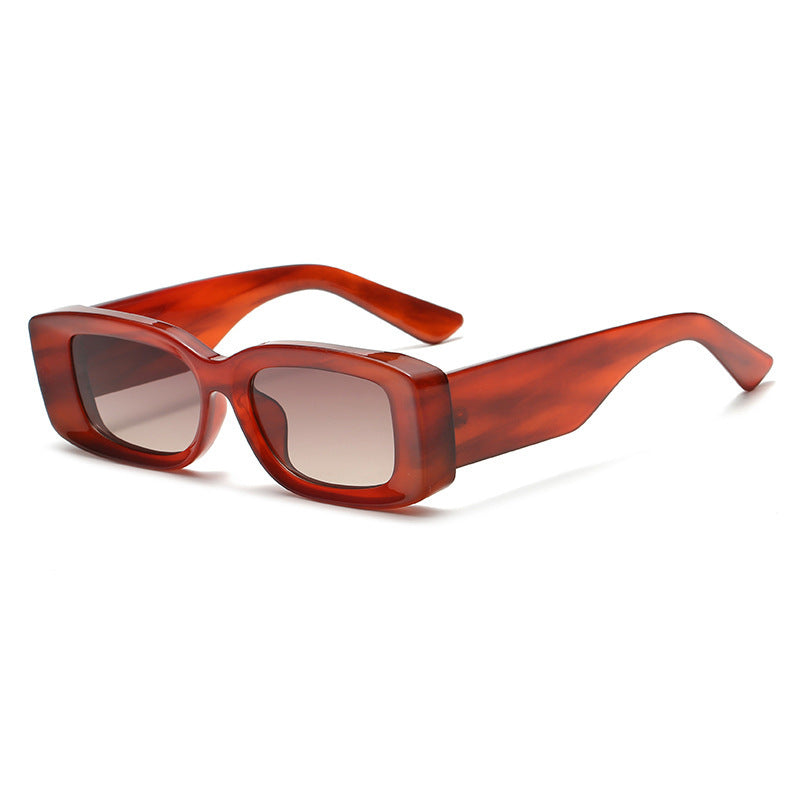 Square Sunglasses Retro Fat Edge Thick Frame Glasses