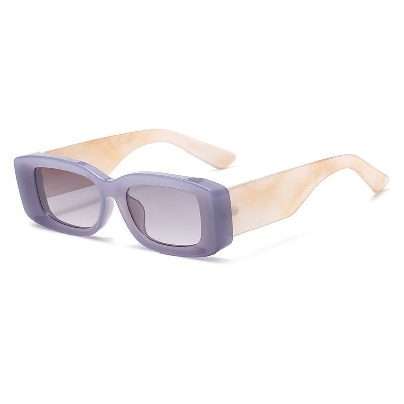 Square Sunglasses Retro Fat Edge Thick Frame Glasses