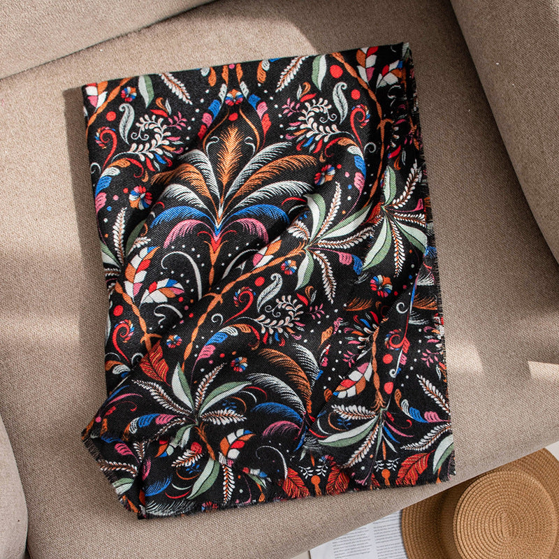 Autumn And Winter Cashmere Feel Scarf Women's All-match Atmosphere High Sense