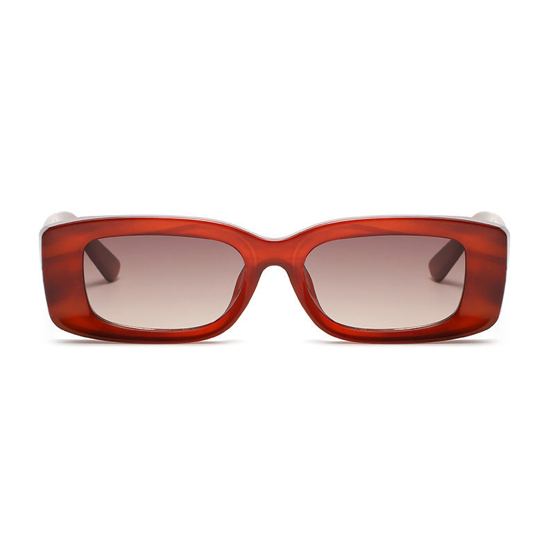 Square Sunglasses Retro Fat Edge Thick Frame Glasses