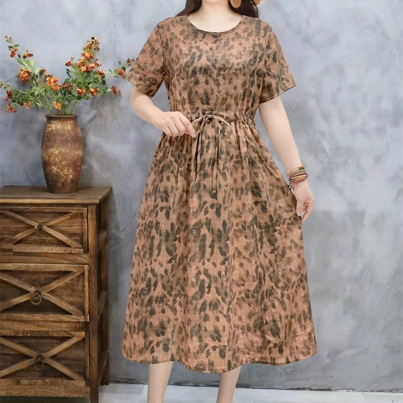Artistic And Casual Drawstring Slimming Versatile Skirt